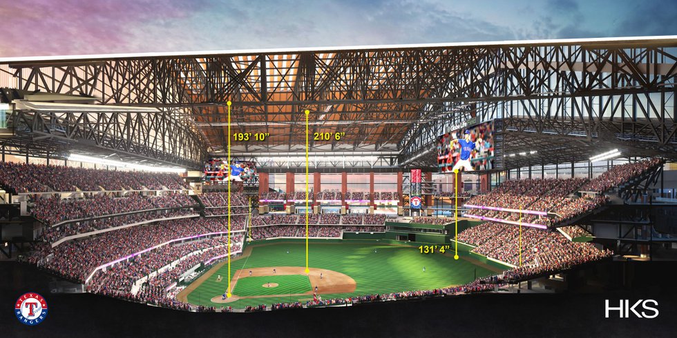 Texas Rangers Unveil Field Dimensions of New Ballpark - Fort Worth Magazine